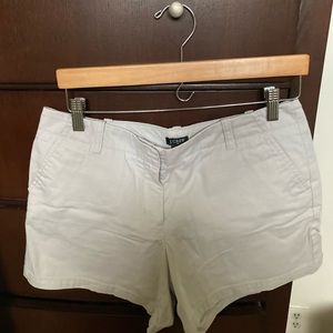 J Crew stone colored shorts New without Tags Size 6 low fit
